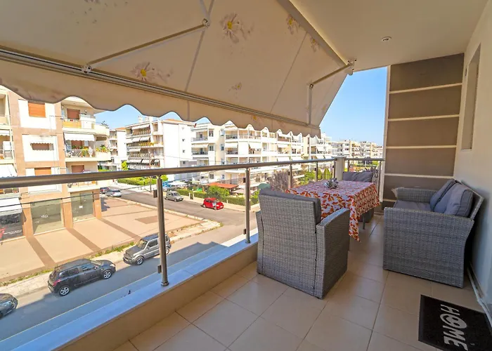 Luxury And Sunny 250 Mts From The Beach!! 아파트 Peraía
